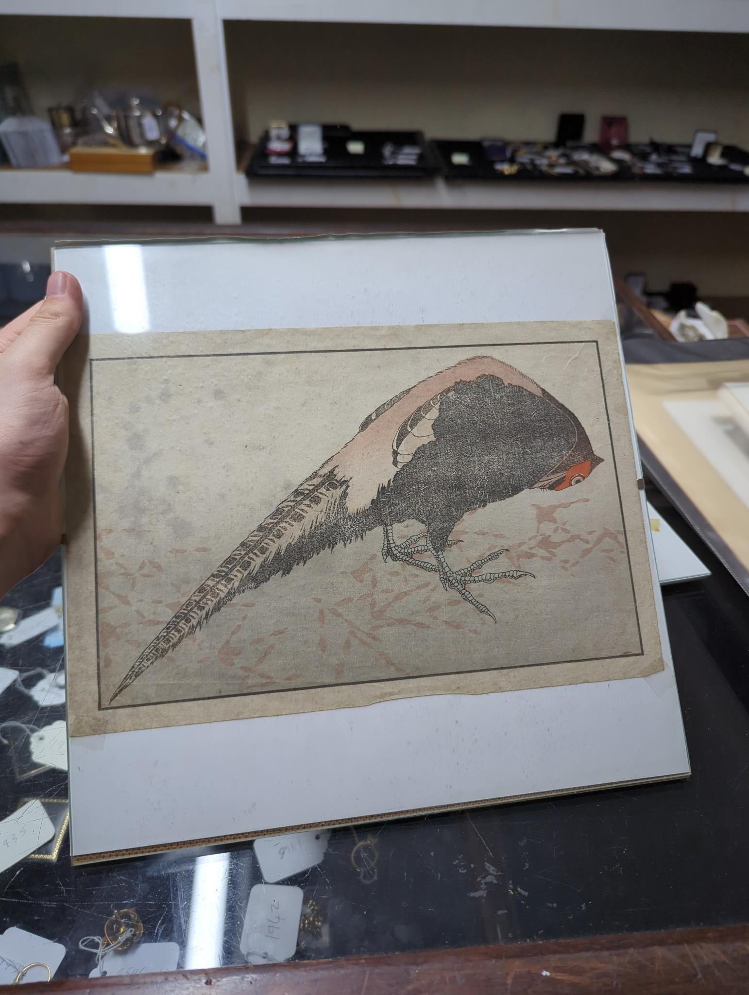 A collection of framed and mounted Japanese prints (approx. 15)